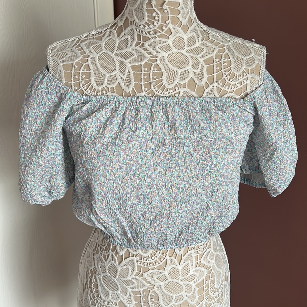 SOPHIE RUE Ditsy Floral Crop Top